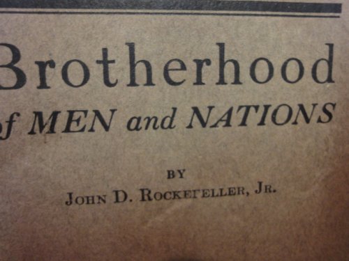Rockefeller Brotherhood of nations