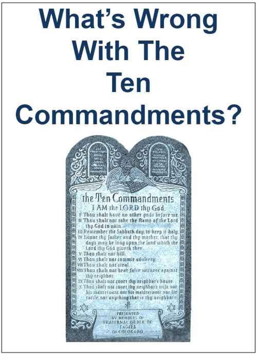 TRump Ten COmmandments