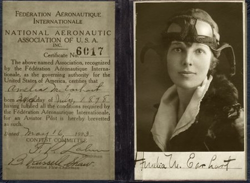 amelia female pilot