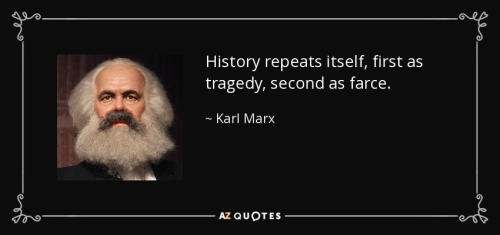 Marx Lady Death History Repeats