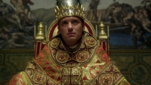 Young Pope throne Horsemen