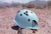 un helmet holes