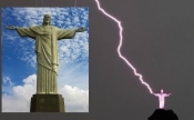 Christ Redeemer Lightning