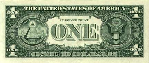 one dollar G we trustd