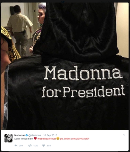 madonna president
