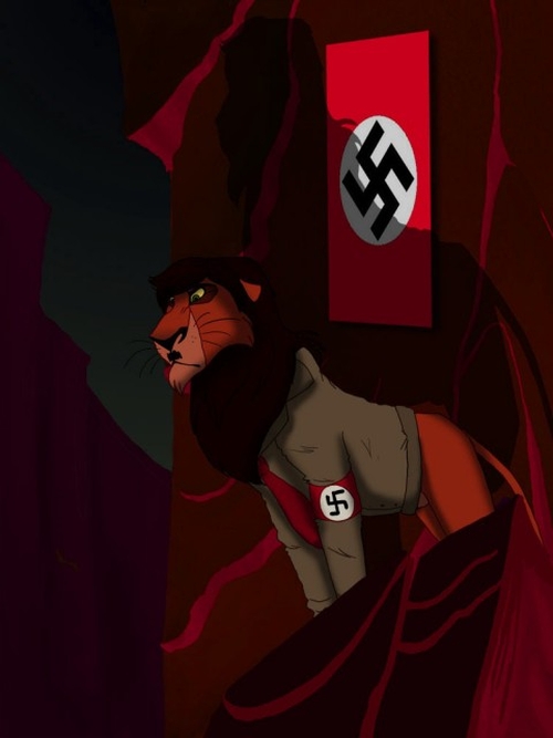 hitler lion king