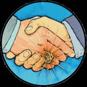 Masonic Handshake Shahovnica