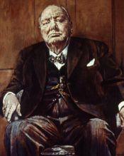 churchill drunk