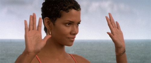 Halle Berry Hands up