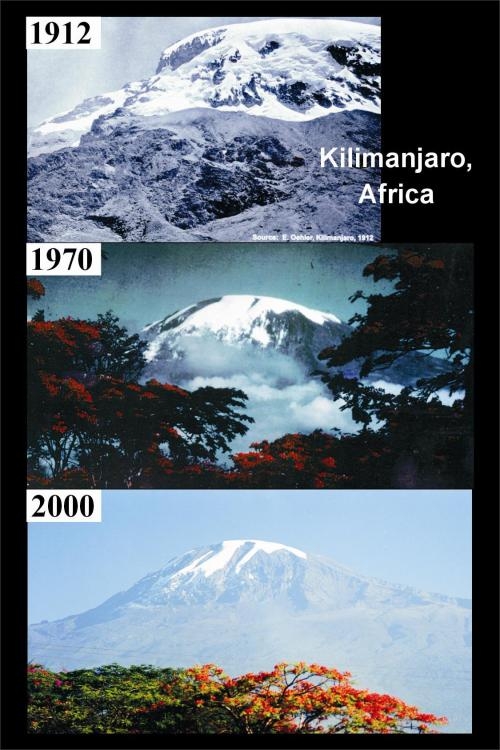 snow kilamanjaro global warming