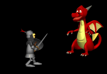 red dragon vs white knight